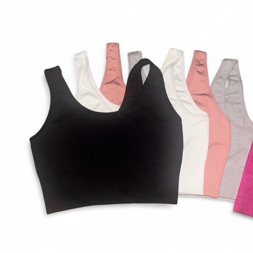 Fruit of the Loom Sports Bras - Black, White, Pink, Gray